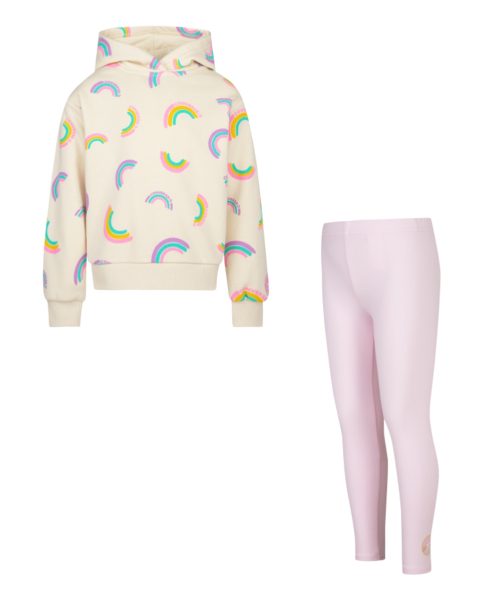 Imagen 0 de Conjunto legging y sudadera con capucha