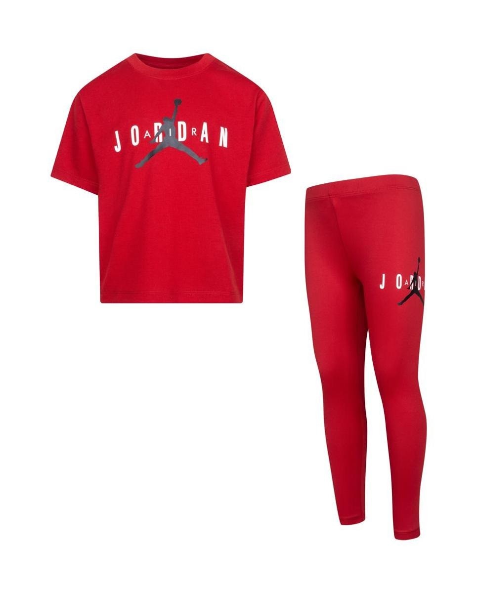 Imagen 0 de Conjunto camiseta manga corta y legging Jordan