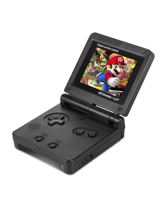 Imagen 0 de Consola portátil retro con 500 juegos de 8 bits y pantalla de 3 pulgadas plegable