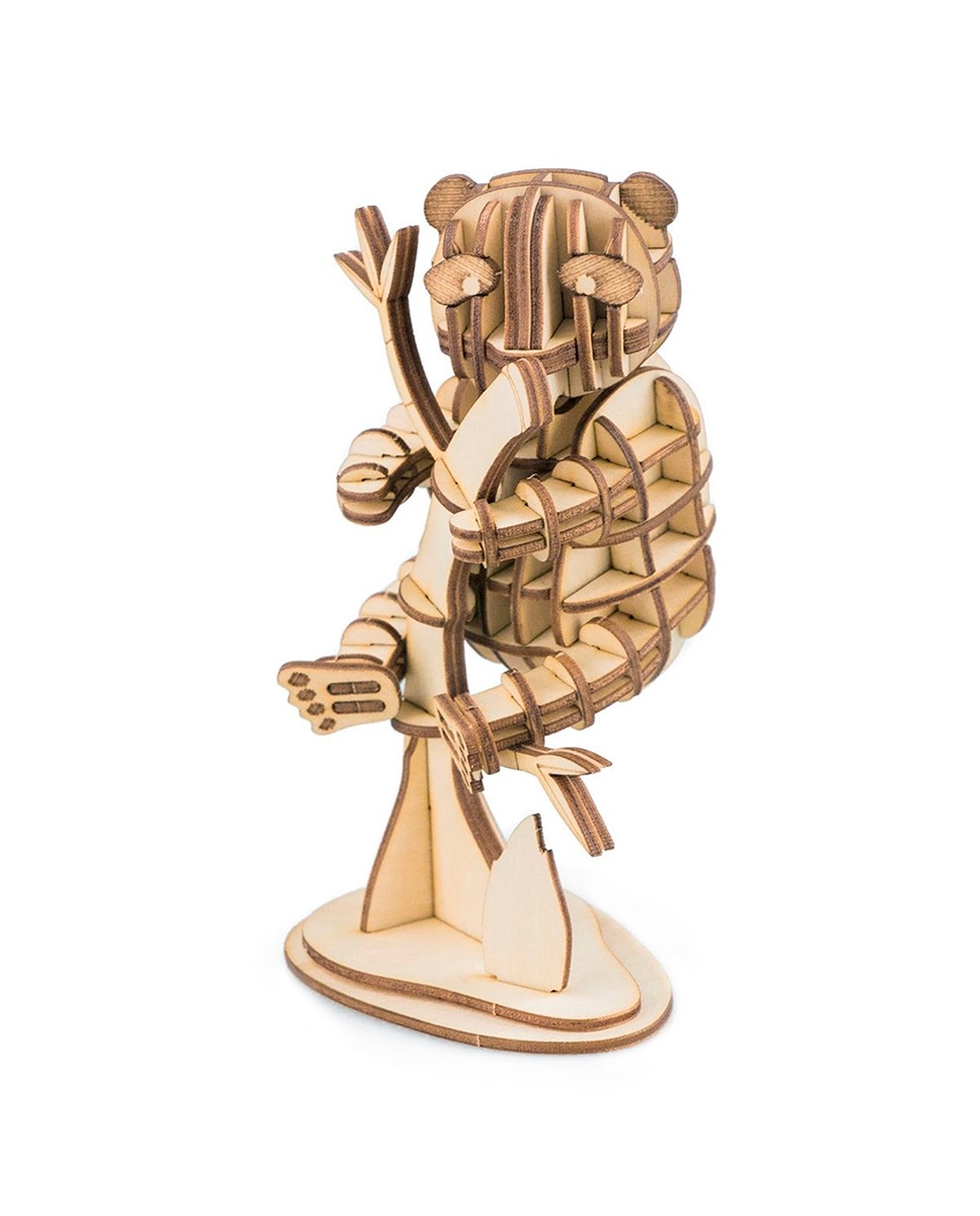 Imagen 0 de Panda de madera 3D
