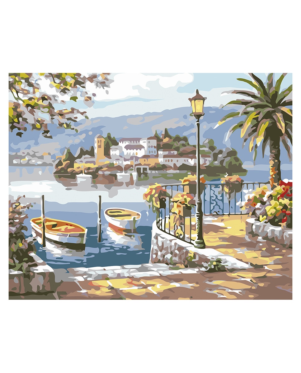 Imagen 0 de Lienzo con dibujo para pintar