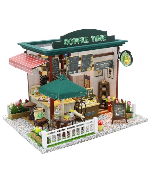 Imagen 0 de Maqueta de madera 3d coffee time
