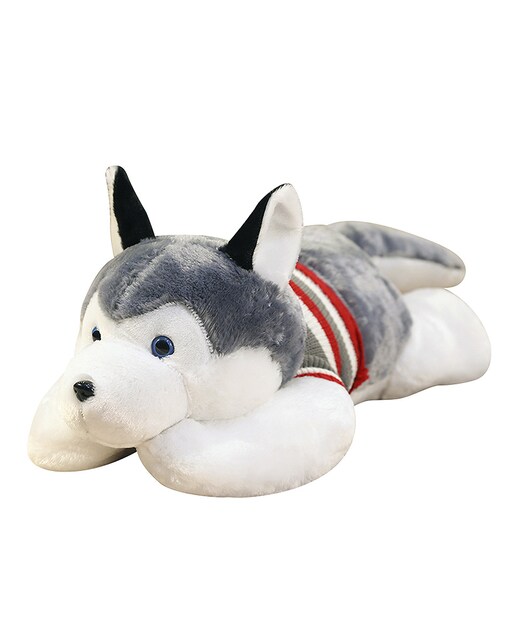 Imagen 0 de Almohada extrasuave y mullida diseño husky 100 cm.