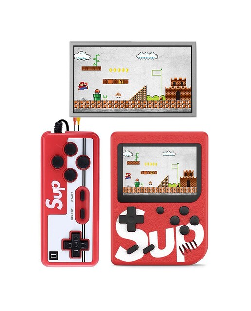 Imagen 0 de Consola retro de videojuegos con pantalla y 400 juegos incluidos