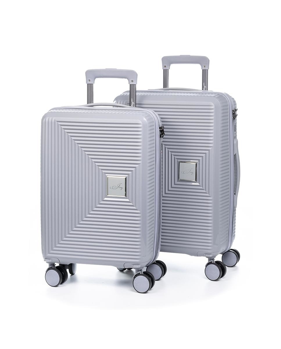 Imagen 0 de Juego de 2 maletas trolley de PP resistente a rotura cerradura TSA