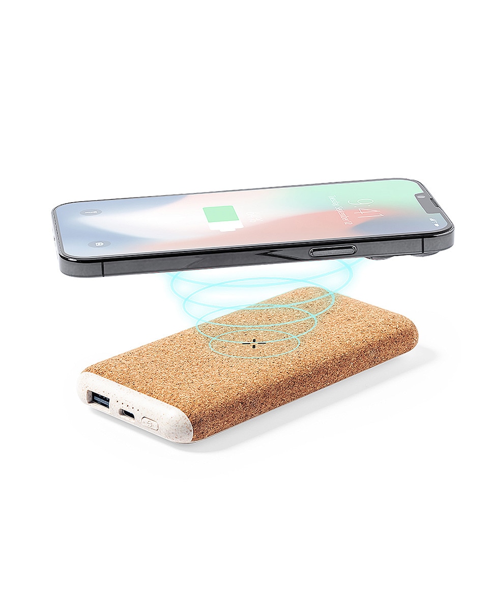 Imagen 0 de Power bank nature inalámbrico 15w 8000 mah