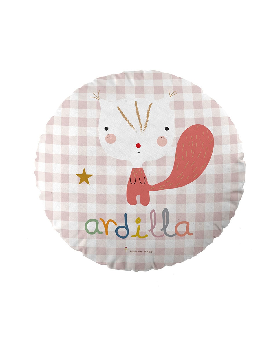 Imagen 0 de Cojín con relleno redondo Abcd 40 cm