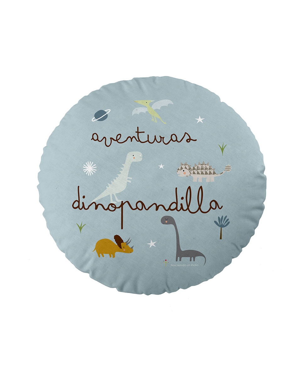 Imagen 0 de Cojín con relleno redondo Dinos 40 cm