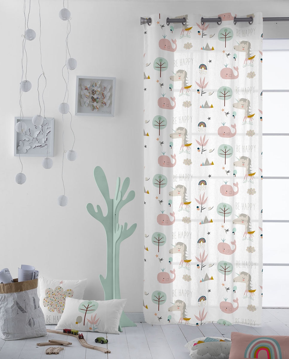 Imagen 0 de Cortina con ojales Rainbowland 140 x 260 cm