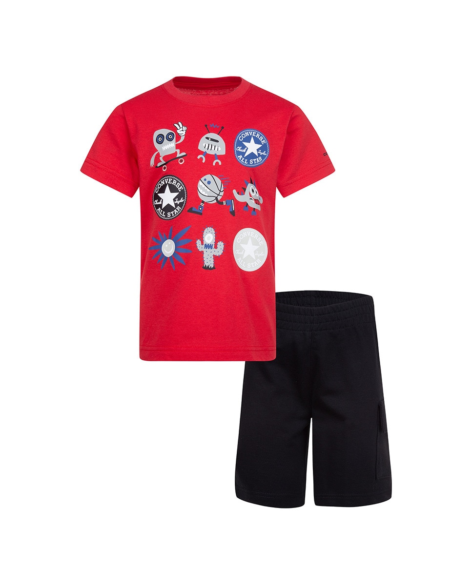 Imagen 0 de Conjunto de 2 piezas: camiseta y pantalón corto