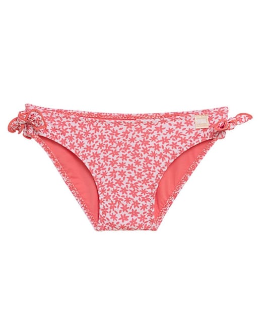 Imagen 0 de Culetín de bebé estampado floral con lazos laterales