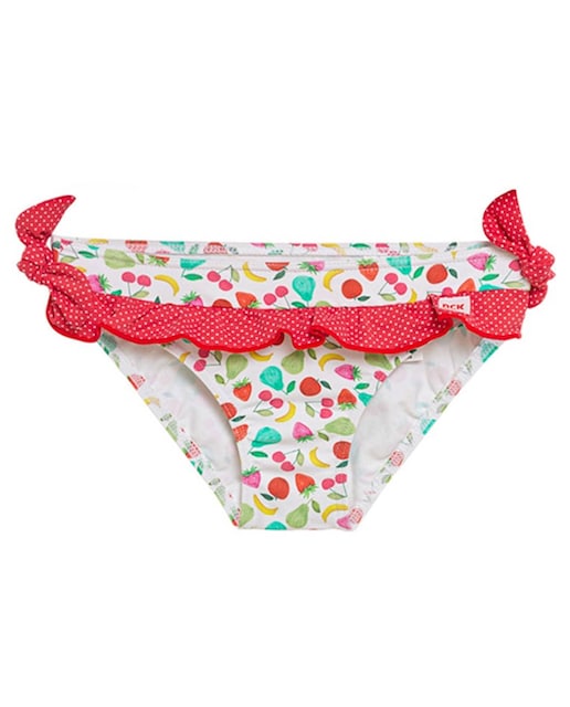 Imagen 0 de Culetín de bebé estampado de frutas con volante