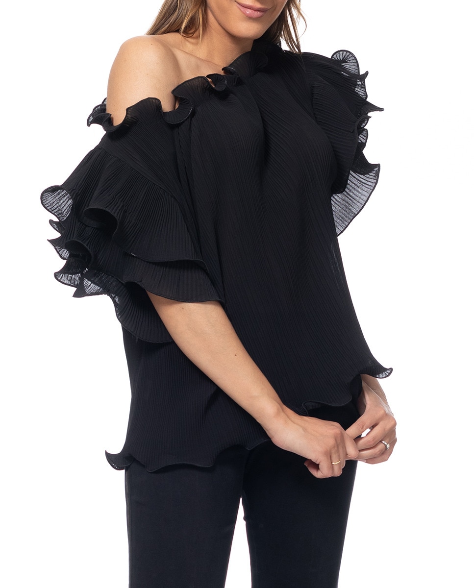 Imagen 0 de Blusa volantes