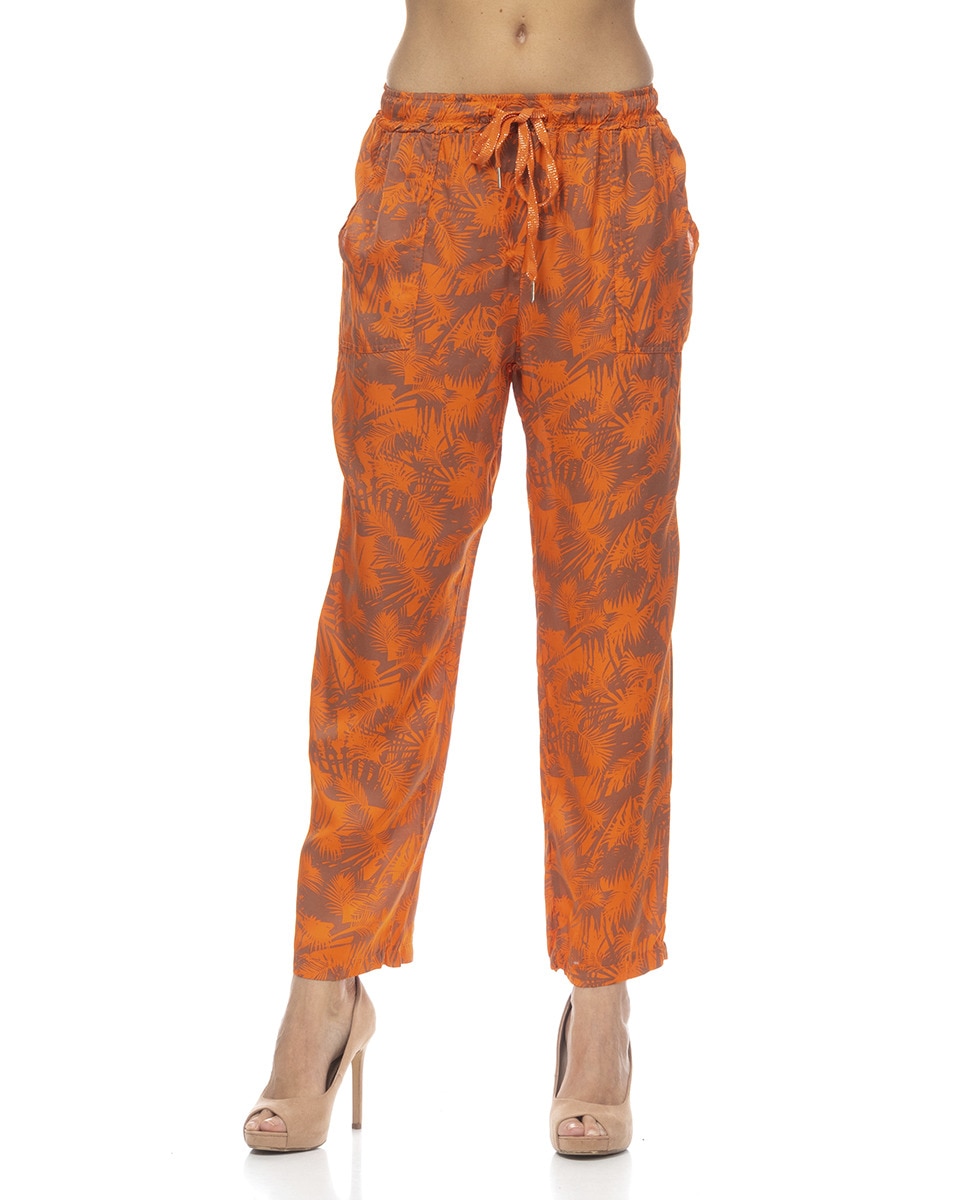 Imagen 0 de Pantalón estampado naranja