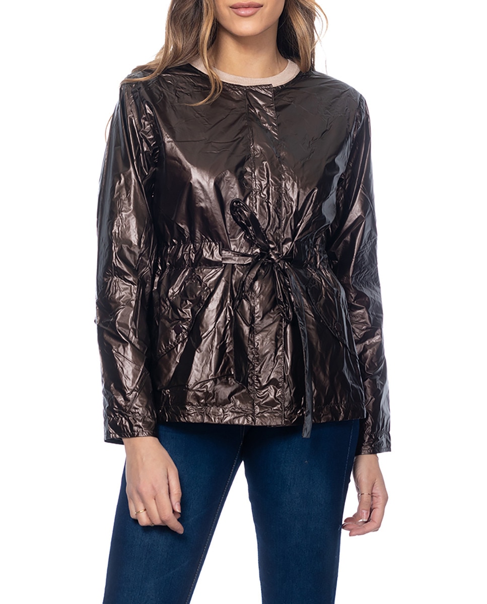 Imagen 0 de Chaqueta metalizada marrón
