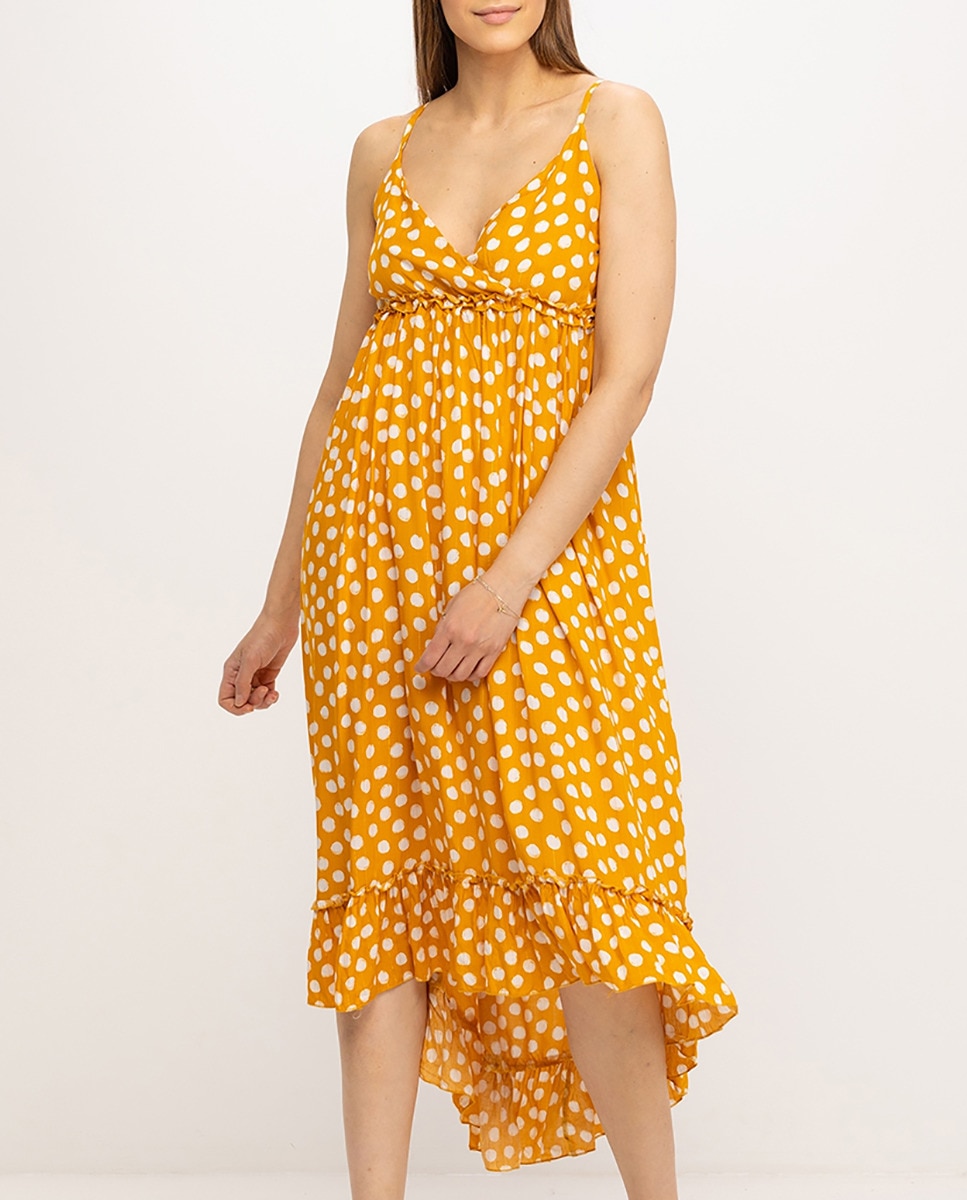 Imagen 0 de Vestido en color amarillo