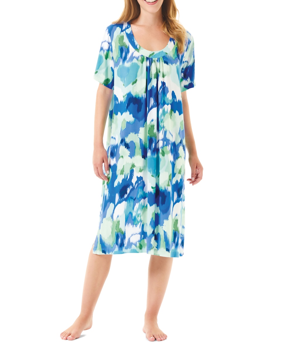 Imagen 0 de Vestido de mujer corto con estampado