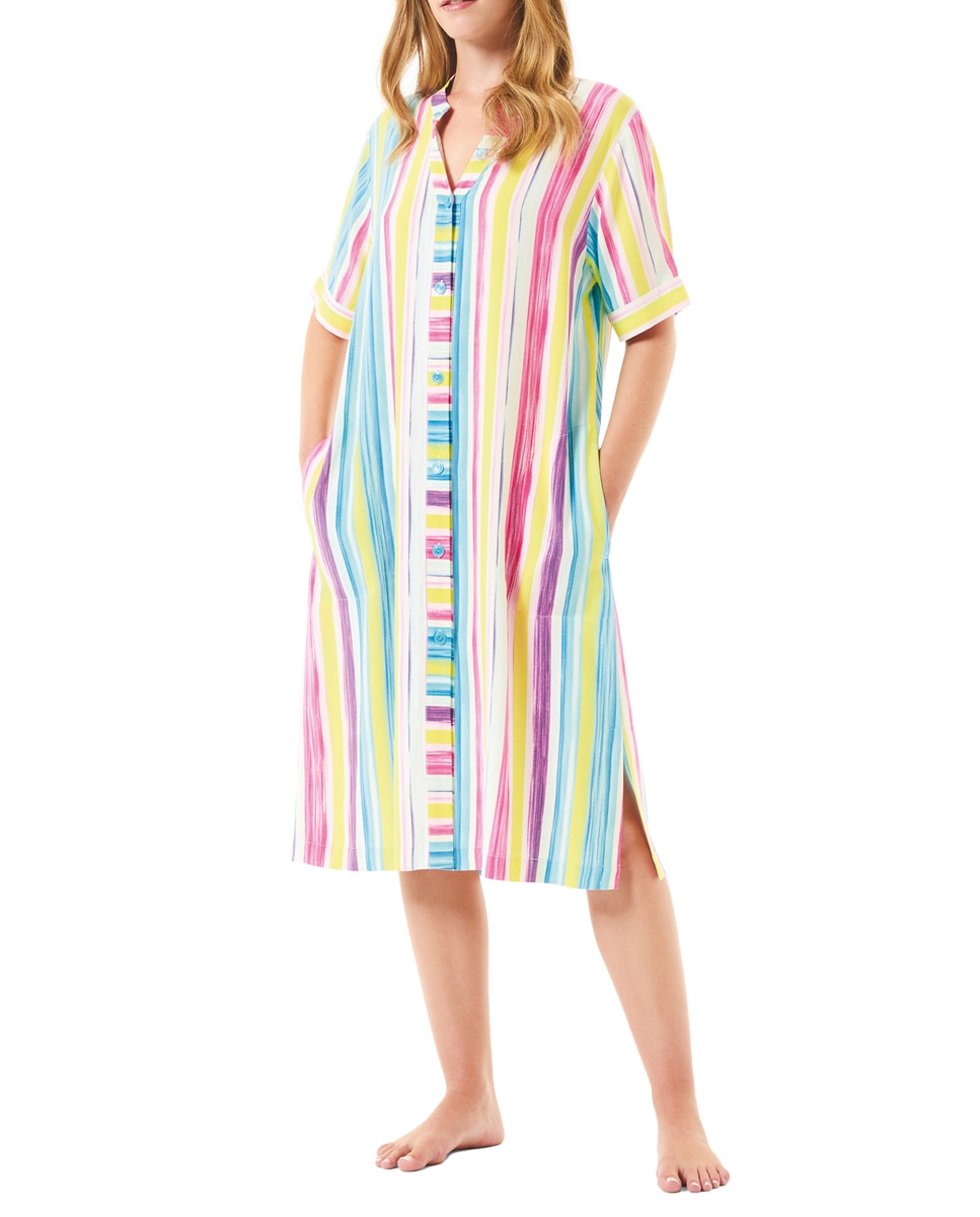 Imagen 0 de Vestido de mujer corto con estampado
