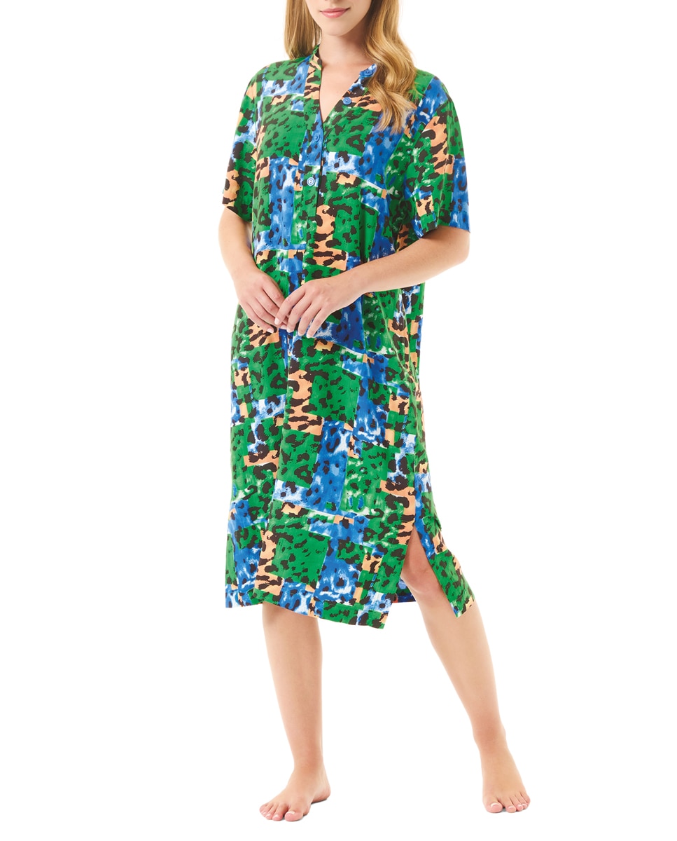 Imagen 0 de Vestido de mujer corto con estampado