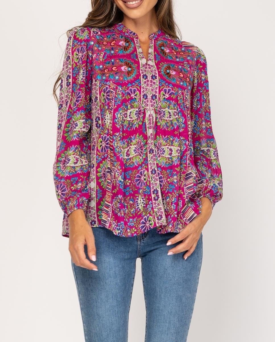 Imagen 0 de Blusa estampado bordada