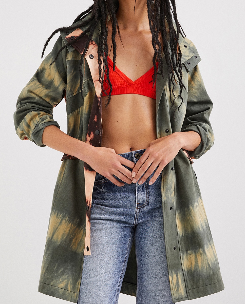 Imagen 0 de Parka tie-dye