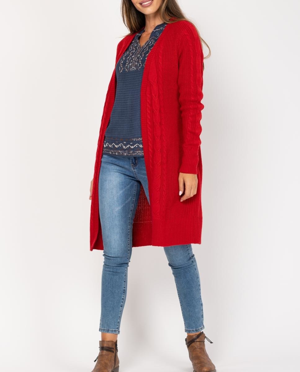 Imagen 0 de Chaqueta larga punto