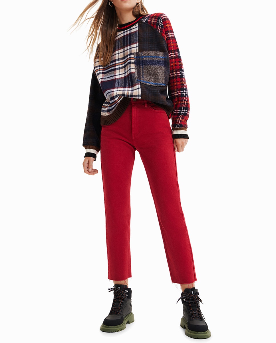 Imagen 0 de Sudadera lana tartán