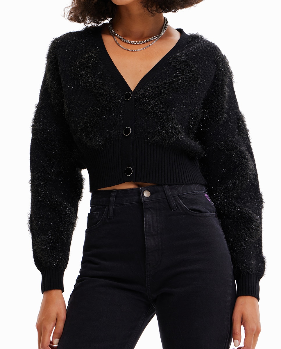 Imagen 0 de Chaqueta mujer de punto gruesa