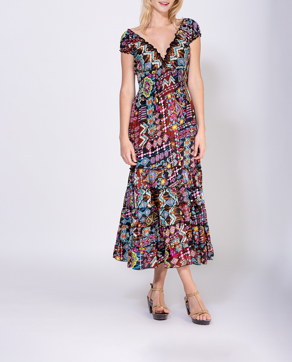 Imagen 0 de Vestido estampado
