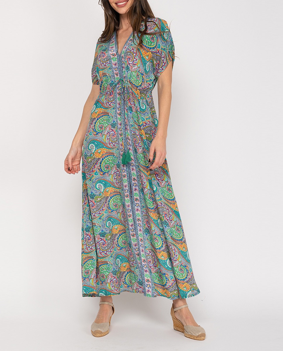 Imagen 0 de Vestido estampado largo