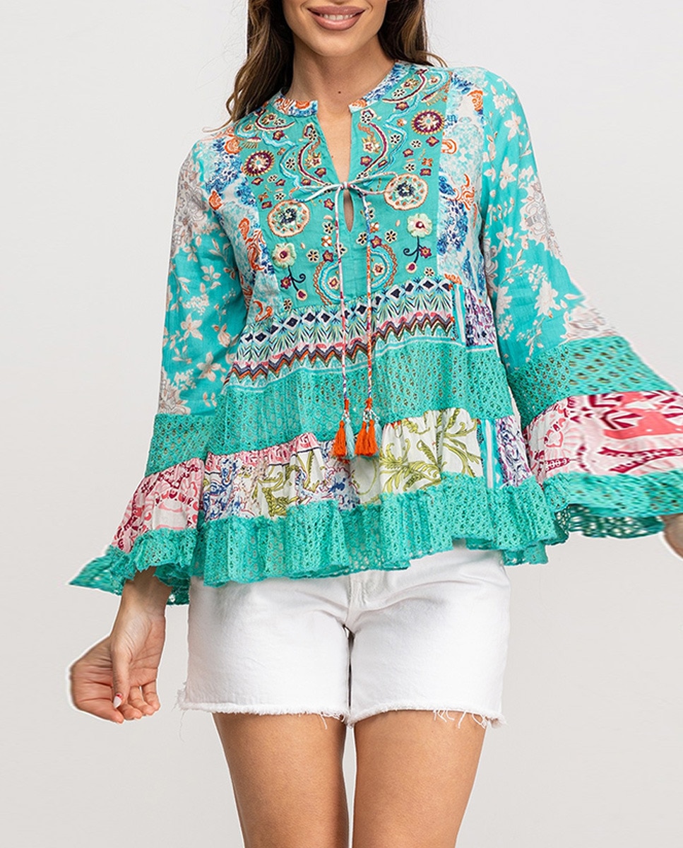 Túnica estampada