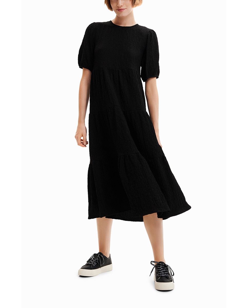 Imagen 0 de Vestido manga abullonado