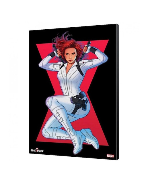 Imagen 0 de Póster Madera Con Marco Marvel Viuda Negra