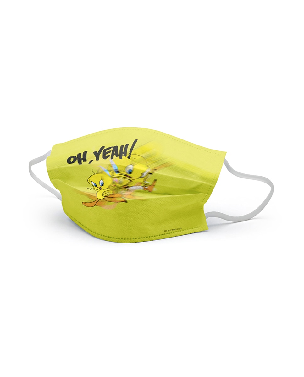 Máscara higiénica Looney Tunes Tweety Yeah 2