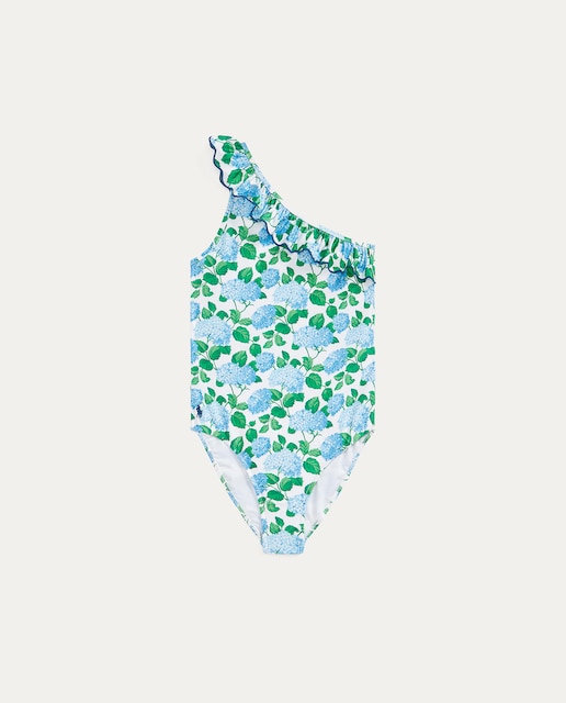 Imagen 0 de Bañador de niña floral con volante