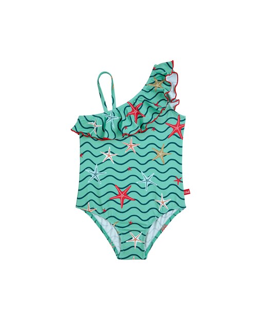 Imagen 0 de Bañador UPF50 Into the Blue con escote asimétrico