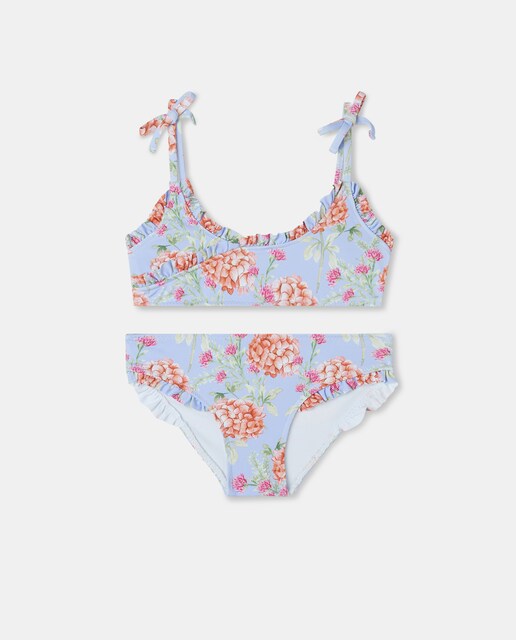 Imagen 0 de Bikini de niña con flor