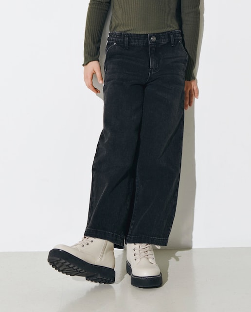 Imagen 0 de Pantalón vaquero de niña corte ancho