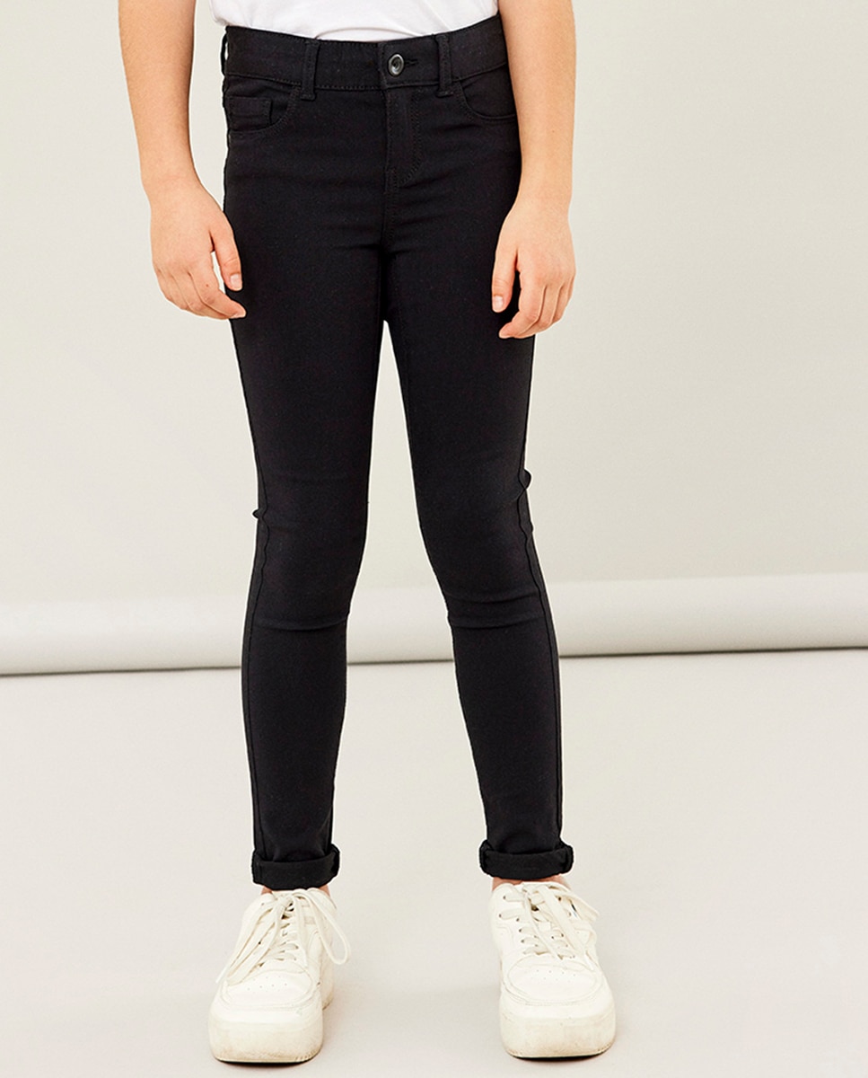 Imagen 0 de Pantalón vaquero de niña Skinny fit con cintura ajustable