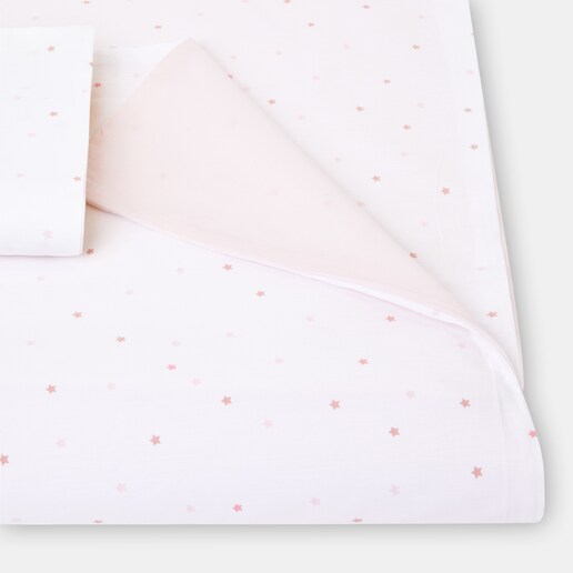 Imagen 0 de Funda Nórdica reversible Cotton Juice Baby Home Básico 2 piezas estrellas (disponible en varias medidas)
