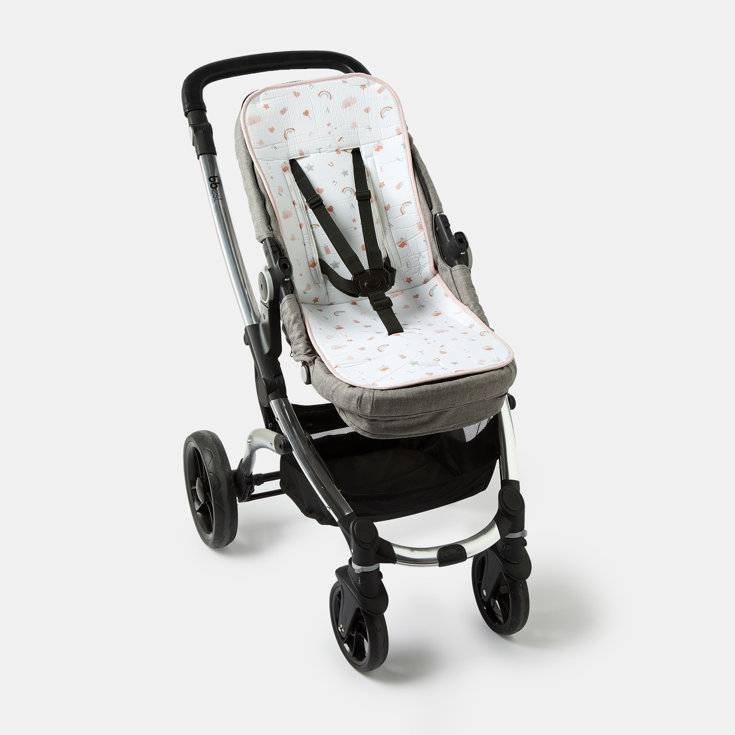 Imagen 0 de Colchoneta universal Cotton Juice Baby Home para silla de paseo rosa