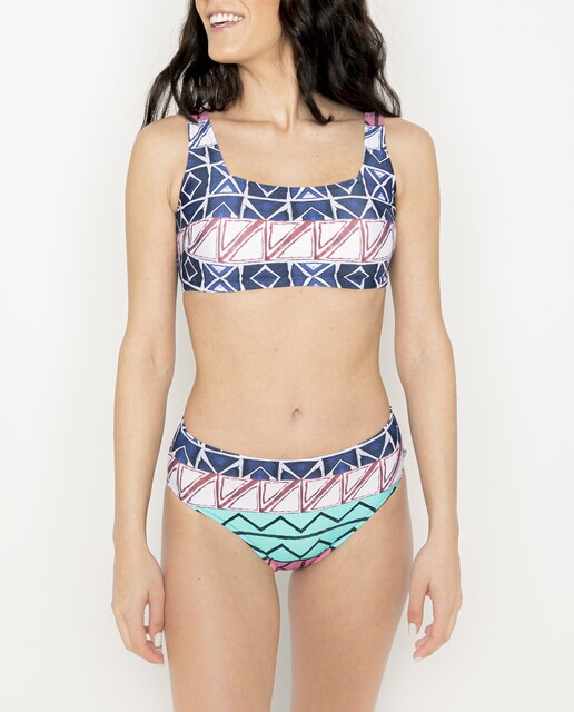 Imagen 0 de Bikini escote cuadrado preparado para mastectomía