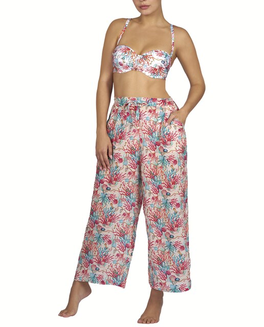 Imagen 0 de Complemento tipo pantalón palazzo con bolsillos