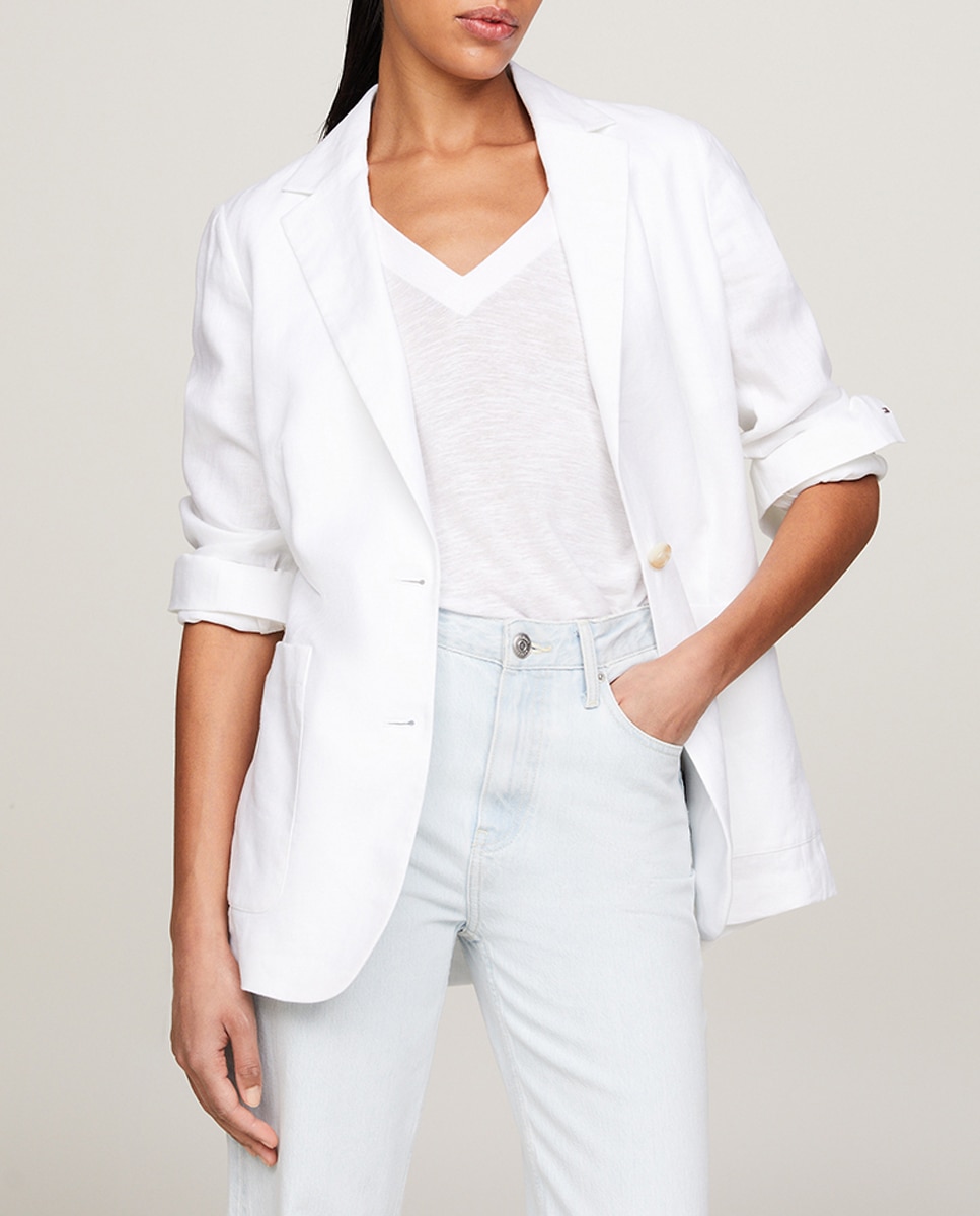 Imagen 0 de Blazer de mujer regular de lino