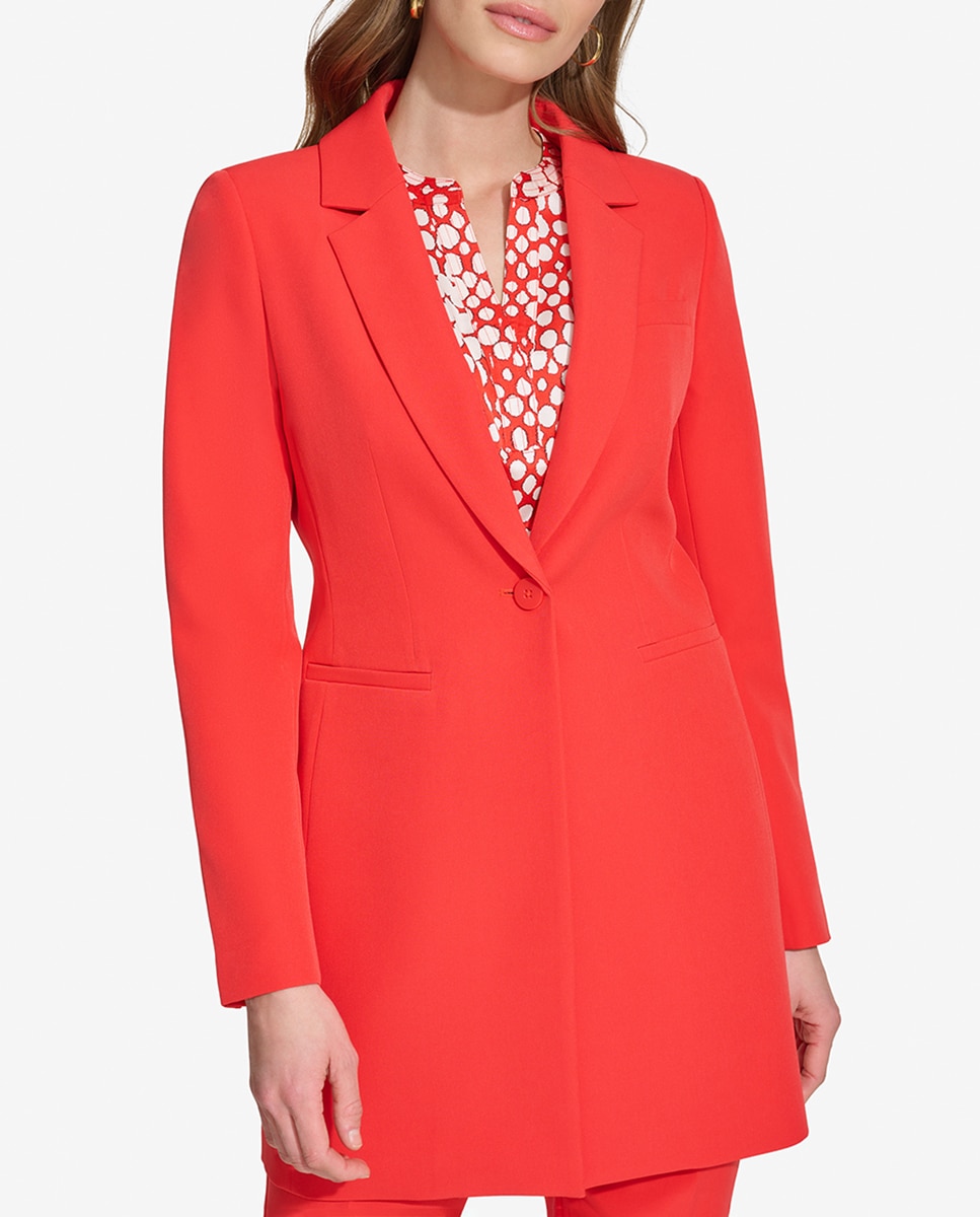 Imagen 0 de Blazer de mujer con mangas largas y solapa ancha