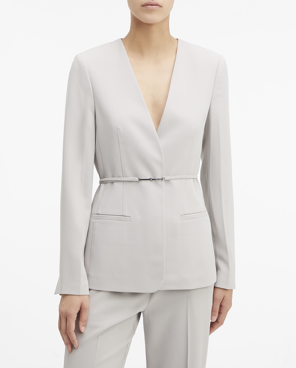 Imagen 0 de Blazer de mujer de sarga slim fit