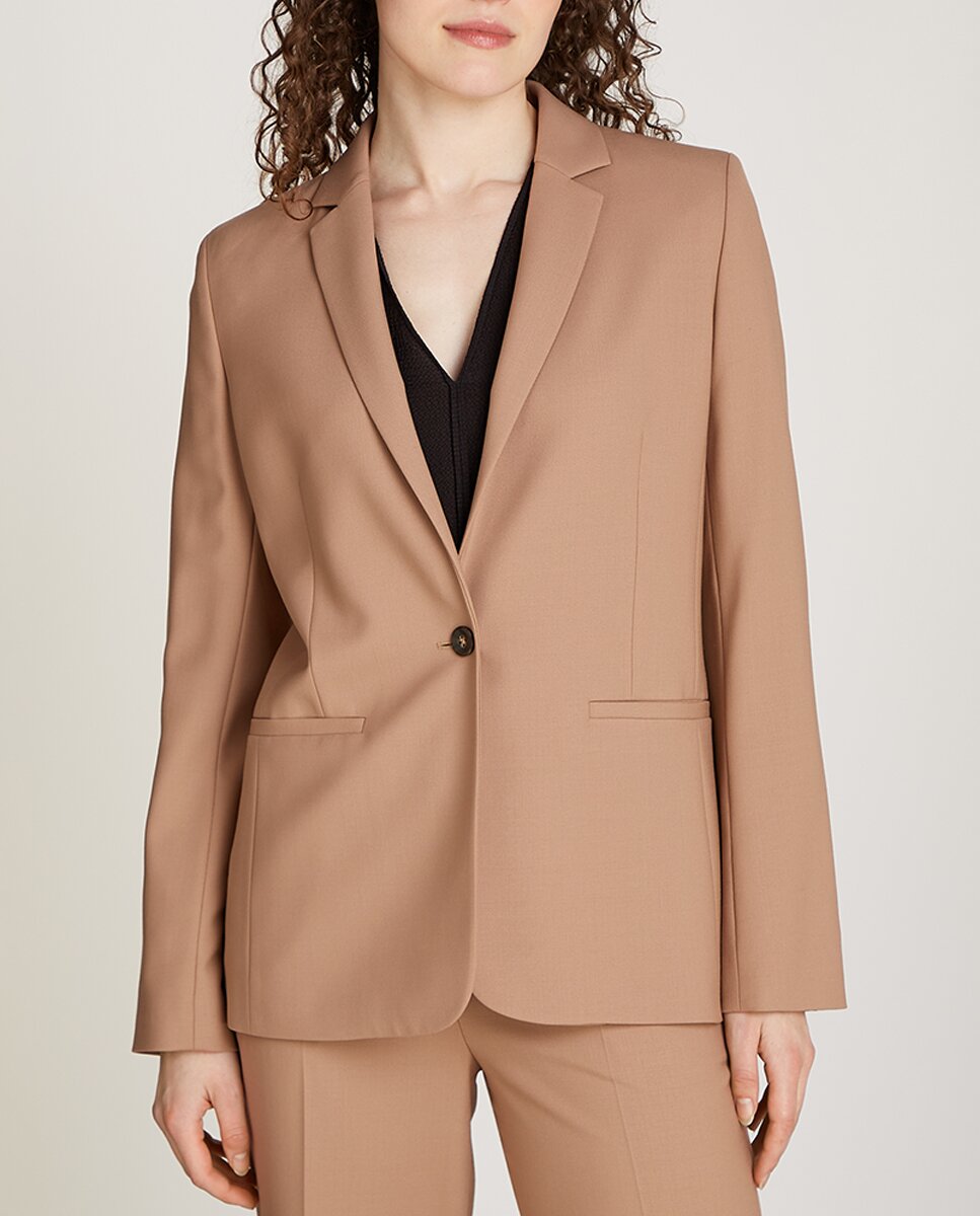 Imagen 0 de Blazer de mujer slim fit de lana elástica