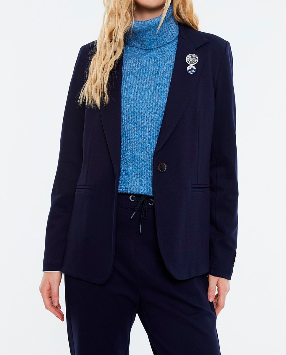 Imagen 0 de Blazer punto liso de mujer