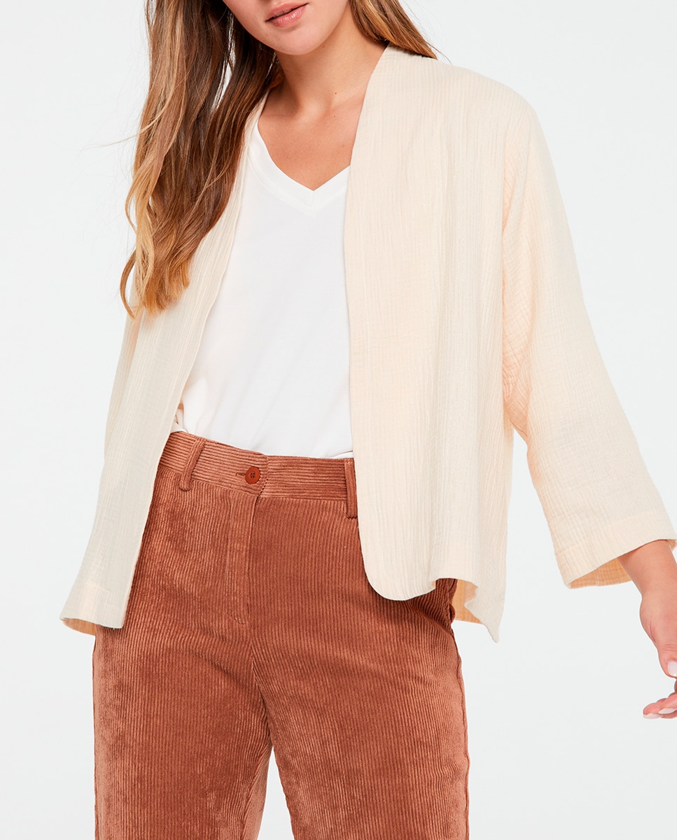 Imagen 0 de Chaqueta tipo kimono de mujer