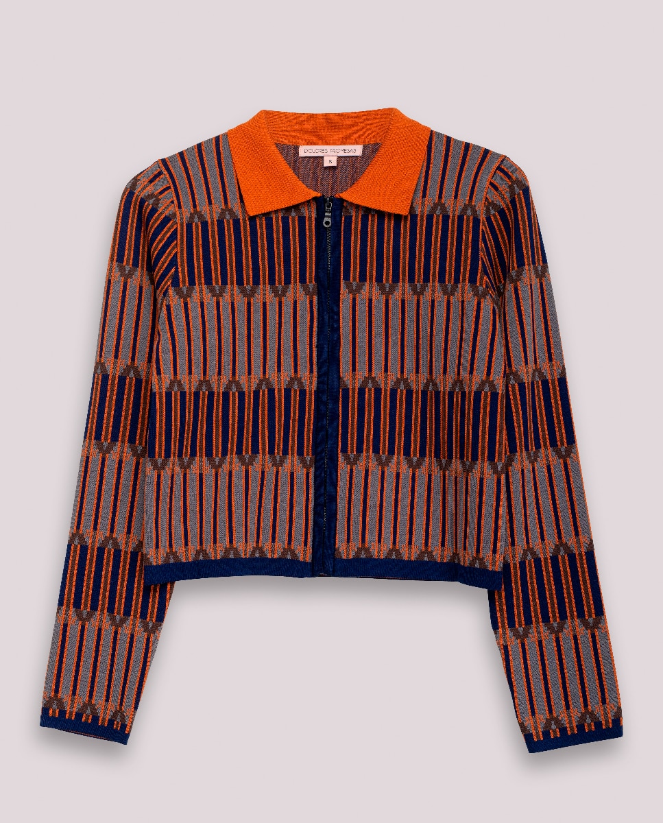 Imagen 0 de Chaqueta Tipo Polo Geométrica Luna